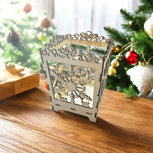 Christmas dears candle holder